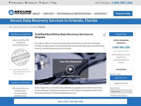 Data Recovery Orlando