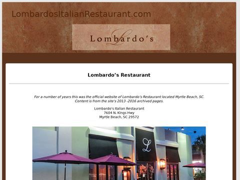 Lombardos Italian Restaurant
