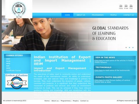 Import and Export Management - Indian Institution of Export 