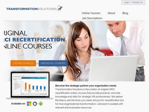 HRCI Certified Online Courses | Transformation Solutions