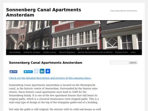 Sonnenberg Canal Apartments Amsterdam