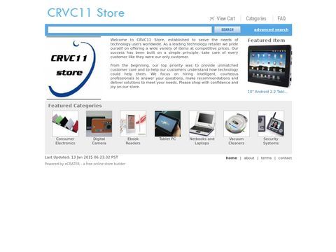 CRVC11 Online Store