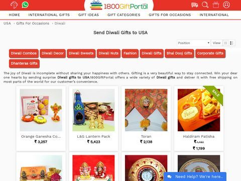 Send Diwali Gifts Online to USA