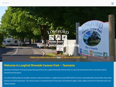 Longford | Macquarie Riverside Caravan Parks | Tasmania, Australia