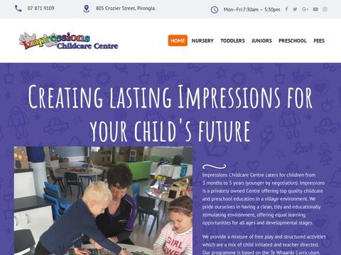 Impressions Childcare, Daycare Centre | Preschool, Early Childhood | Pirongia, NZ