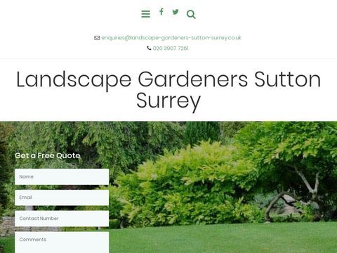 Landscape Gardeners Sutton Surrey