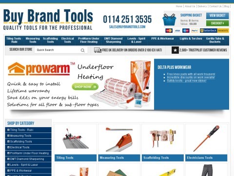 Rubi Tile Cutters, Scaffolding Tools, Tape Measures & Measuring Tools UK