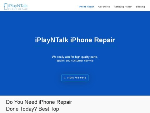 IPlayNTalk iPhone Repair San Jose