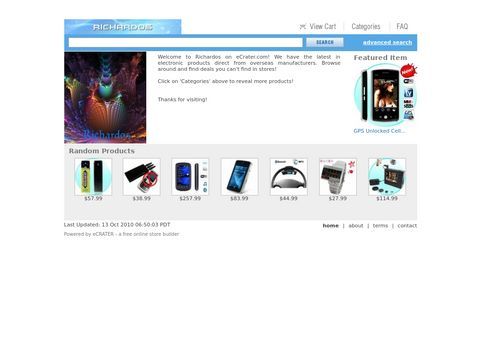 Consumer elctronics and gadgets at a affordable price.