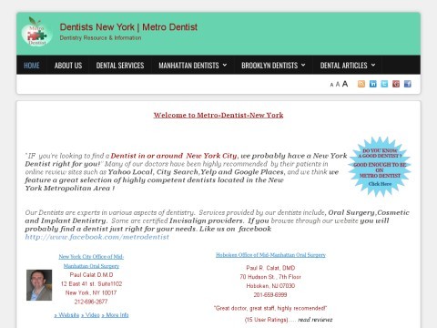 Dentist New York-Metro Dentist New York