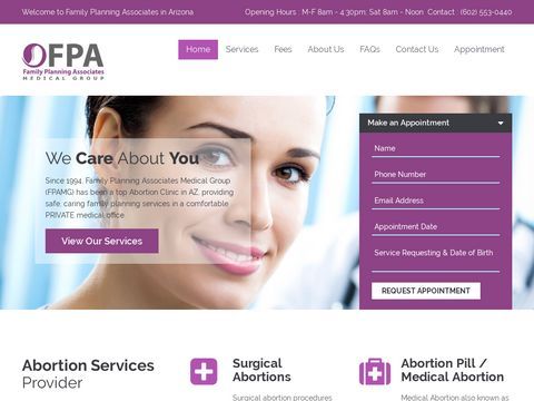 Family Planning Associates | Abortion Clinic in AZ | FPAMG