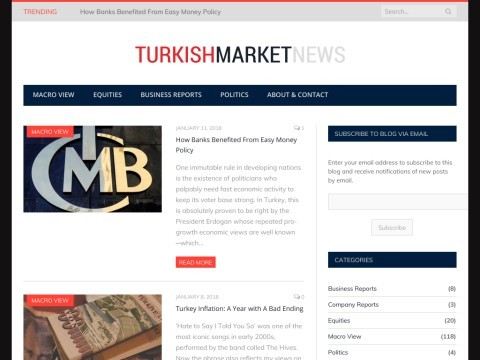 Turkey Economy Blog