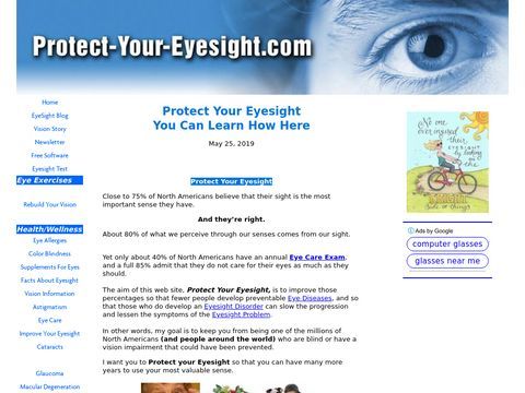 Protect Your Eyesight