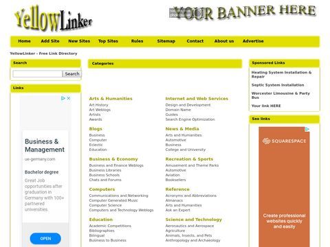 YellowLinker - Free Seo Link Directory