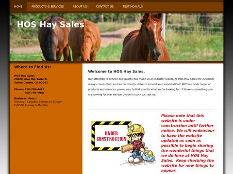 HOS Hay Sales, Inc.