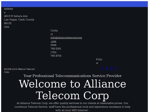 Alliance Telecom Corp