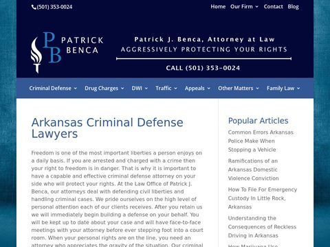 Criminal Defense Attorney Little Rock AR