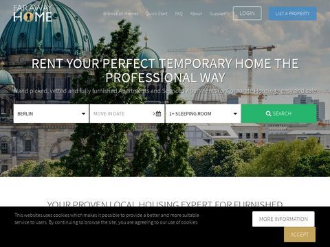 farawayhome.com | Rent furnished and Serviced Apartments