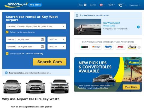 Key west airport car rental