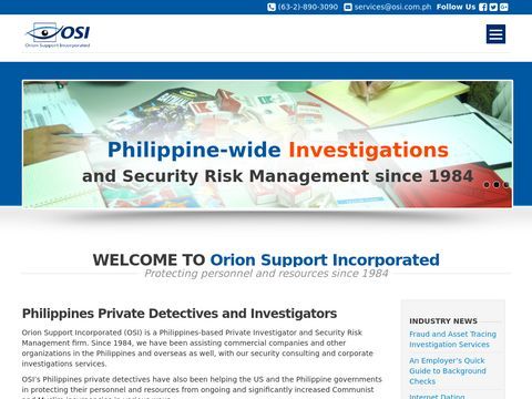 Investigation Services Philippines