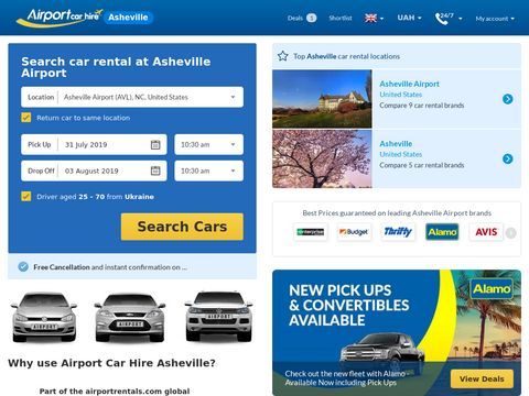 Asheville Airport Car Rental