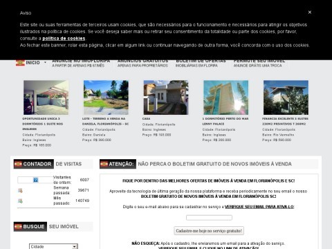 Real Estate Portal of Florianopolis and SC, Brazil