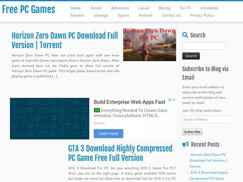 Free PC Games - Free PC Games provides full pc games, games repack, best android games, games updates at only one click.