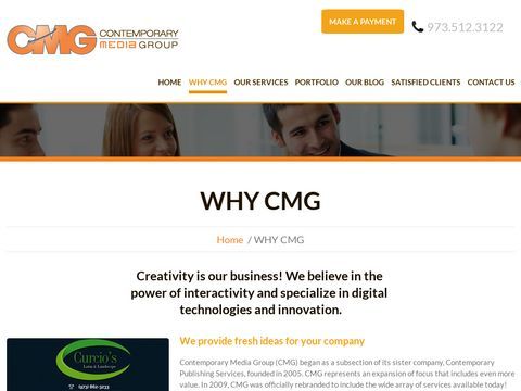 NJ Parallax Web Designers - Contemporary Media Group