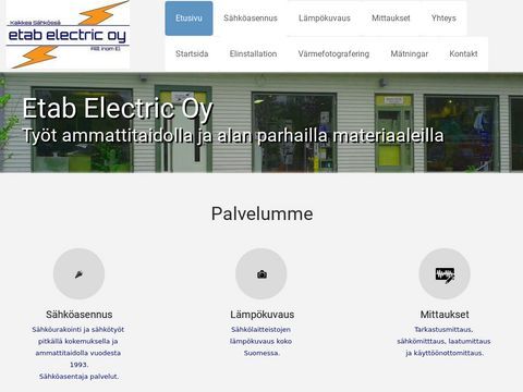 Etab Electric - Electrical installation Vaasa