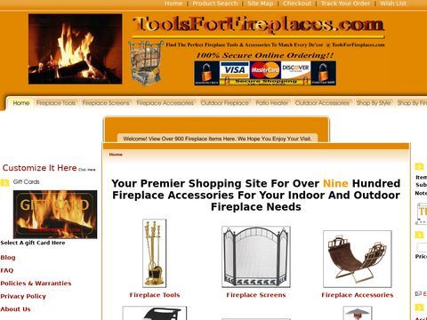 Fireplace tools, Fireplace Accessories, Fireplace screens