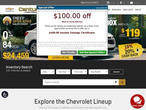 Century 3 Chevrolet - Pittsburgh Car Dealership