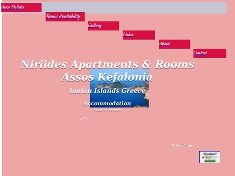 Niriides Apartments & Rooms Accommodation Asos Kefalonia to rent/let