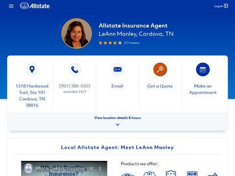 Allstate Insurance Agent: LeAnn Manley