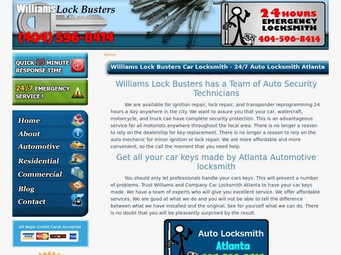 Williams and Company Auto Locksmith