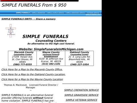 Simple Funerals