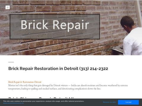 Brick Repair in Detroit