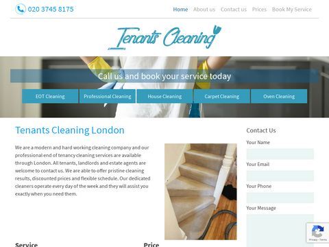Tenants Cleaning London
