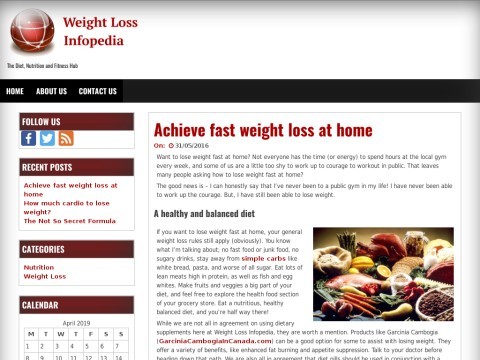 Weight Loss Infopedia