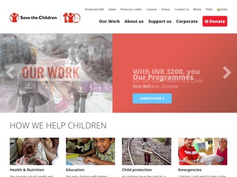 Save The Children NGO and Child Rights Organization