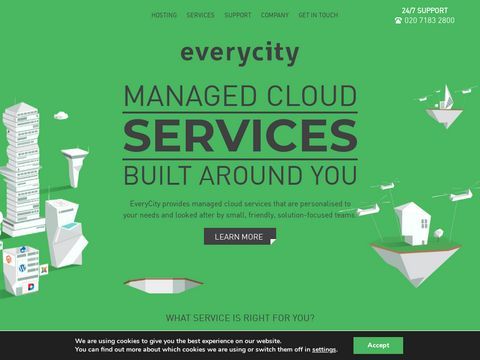 Everycity Managed Hosting, hosting solutions uk