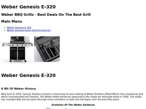 Weber Genesis E-320 Barbeque Grill