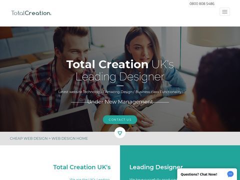 totalcreation.co.uk cheap web design