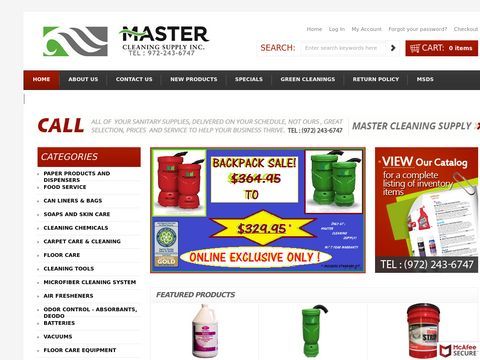 Master Cleaning Supply, Inc.