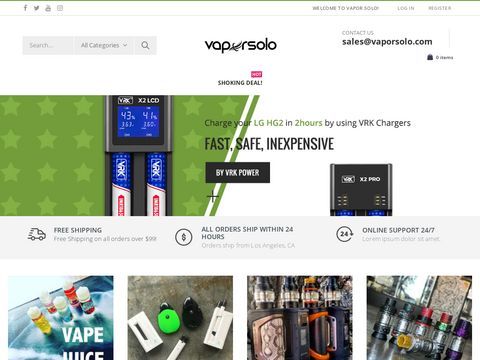 Electronic Cigarettes & E-liquid online store in USA.
