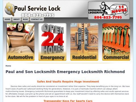 Paul and Son Emergency Locksmith