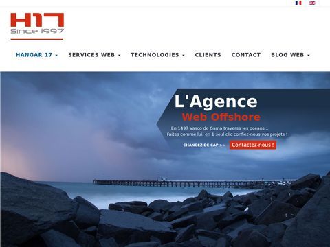 Offshore Ecommerce web design development agency Hangar 17