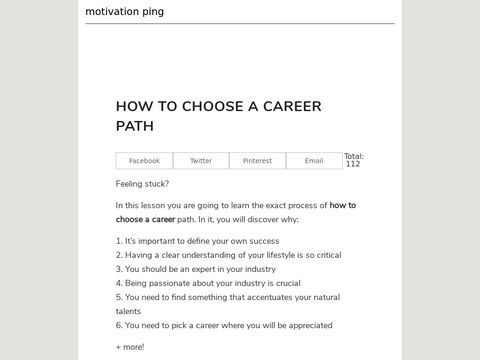 Career Path