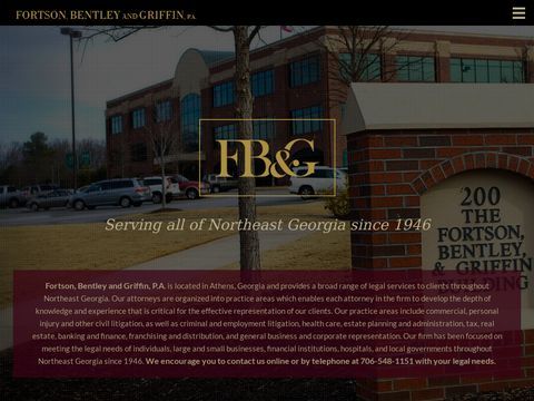 The law firm of Fortson, Bentley & Griffin, P.A.