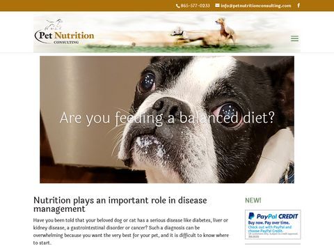 Pet Nutrition Consulting