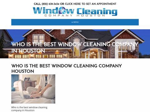 Window Cleaning Company Houston